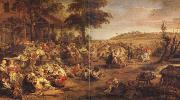 Peter Paul Rubens La Kermesse ou Noce de village oil painting reproduction